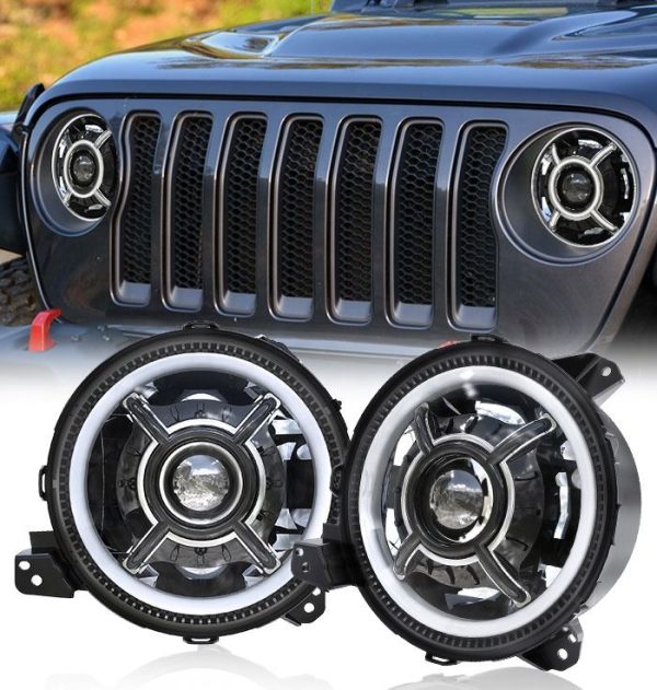 Çin Morsun Jeep Wrangler JL Için Yeni 9 Farlar