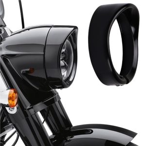 Morsun 7 inç Yuvarlak LED Motosiklet Far Halkası Braketi Harley FLD için
