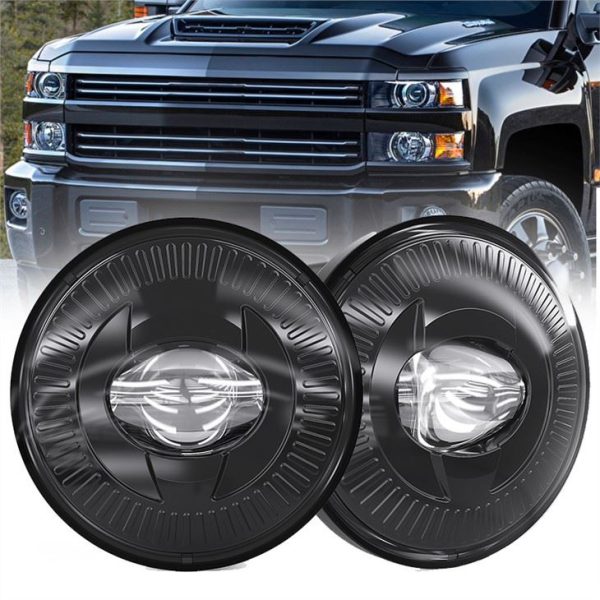 Chevrolet Chevy 07-15 Silverado 14-15 için Morsun Ön Sürüş Tampon Yuvarlak Led Sis Işığı