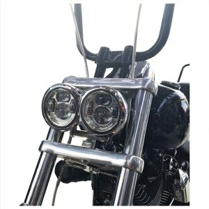 Harley 12v H4 Motosiklet Far Projektör için Morsun Tak Ve Çalıştır Yağ Bob 4.56inch Far