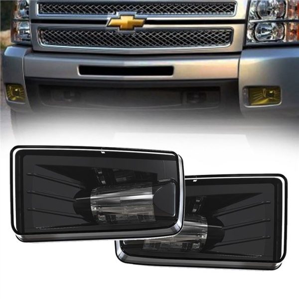 Chevy GMC SILVERADO 07-16 Silverado için Morsun Meydanı LED Sis Farları Projektörü