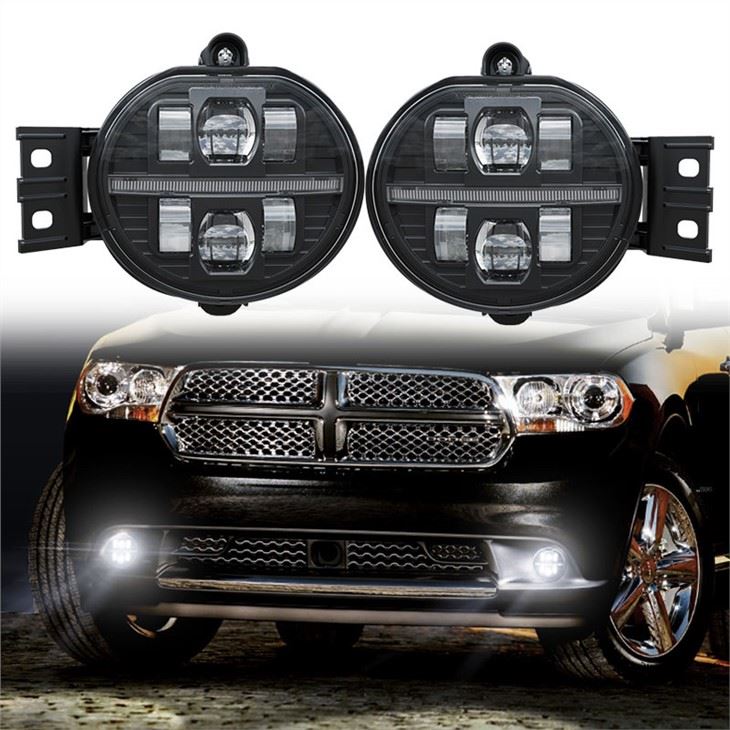 Morsun Yükseltme LED Sis Işığı Dodge Ram Durango Aksesuarları için 1500 2500 3500 LED Tampon Geçen Işık