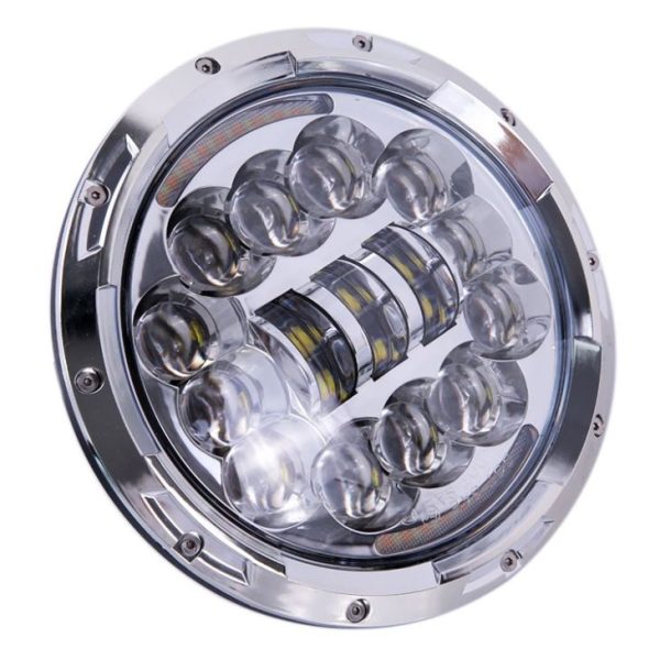 Yuvarlak 7 inç 90w Led Motosiklet Far 12v H4 Led Işık