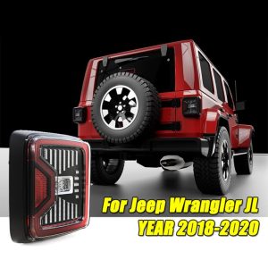 ABD Versiyonu 2018 Jeep Wrangler JL Led Arka Işıklar Arka Led Fren Lambaları